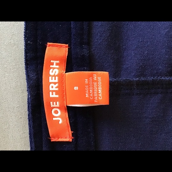 Joe Fresh Navy Corduroy Skirt - Picture 6 of 7